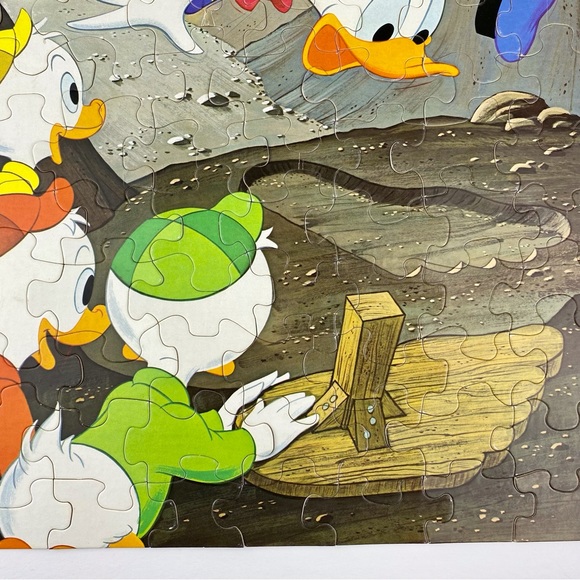 Donald Duck jigsaw puzzle, vintage Disney 1970s, 100 large piece, 14" x 18" - Picture 5 of 13